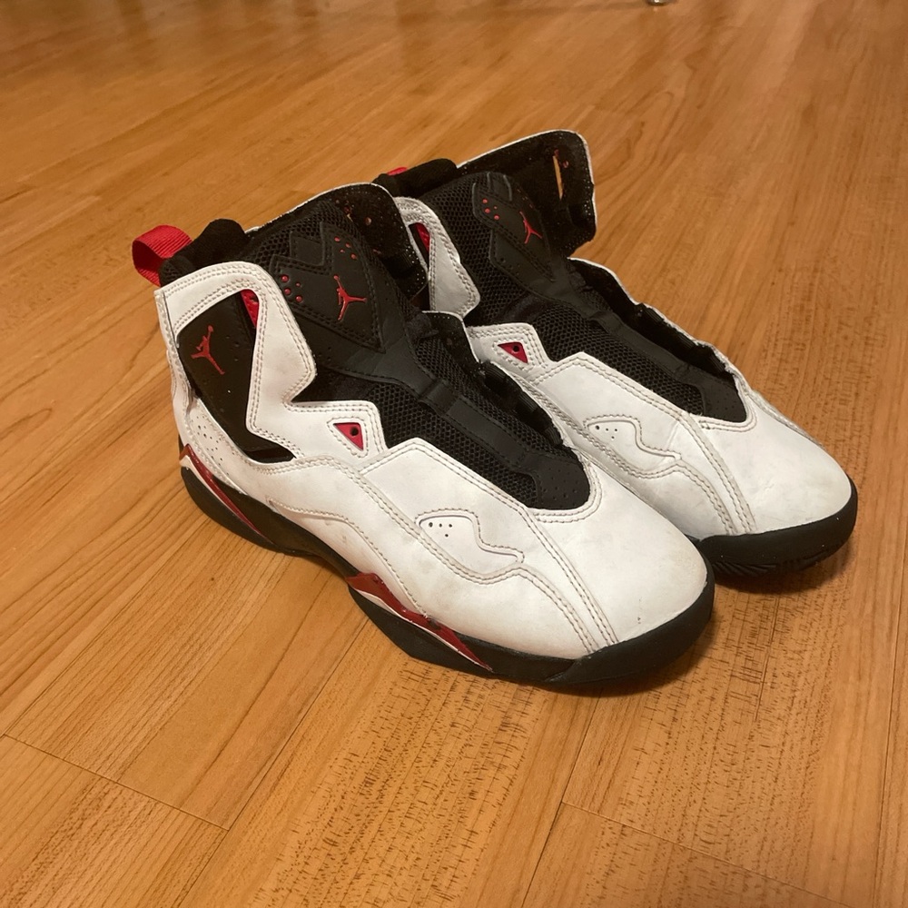 Jordan Athletic Shoes - White, Black, Red